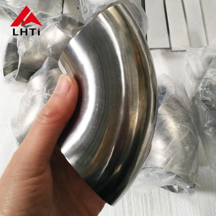 Long Radius Titanium Elbow 45 Degree / 90 Degree Titanium Pipe Elbow